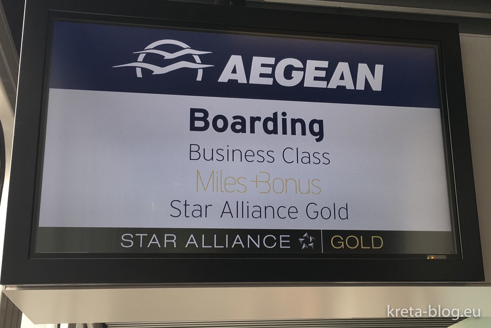 Aegean Airlines - Das Boarding beginnt...