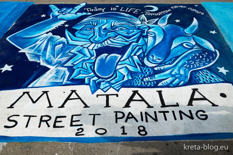 Matala Street Painting 2018